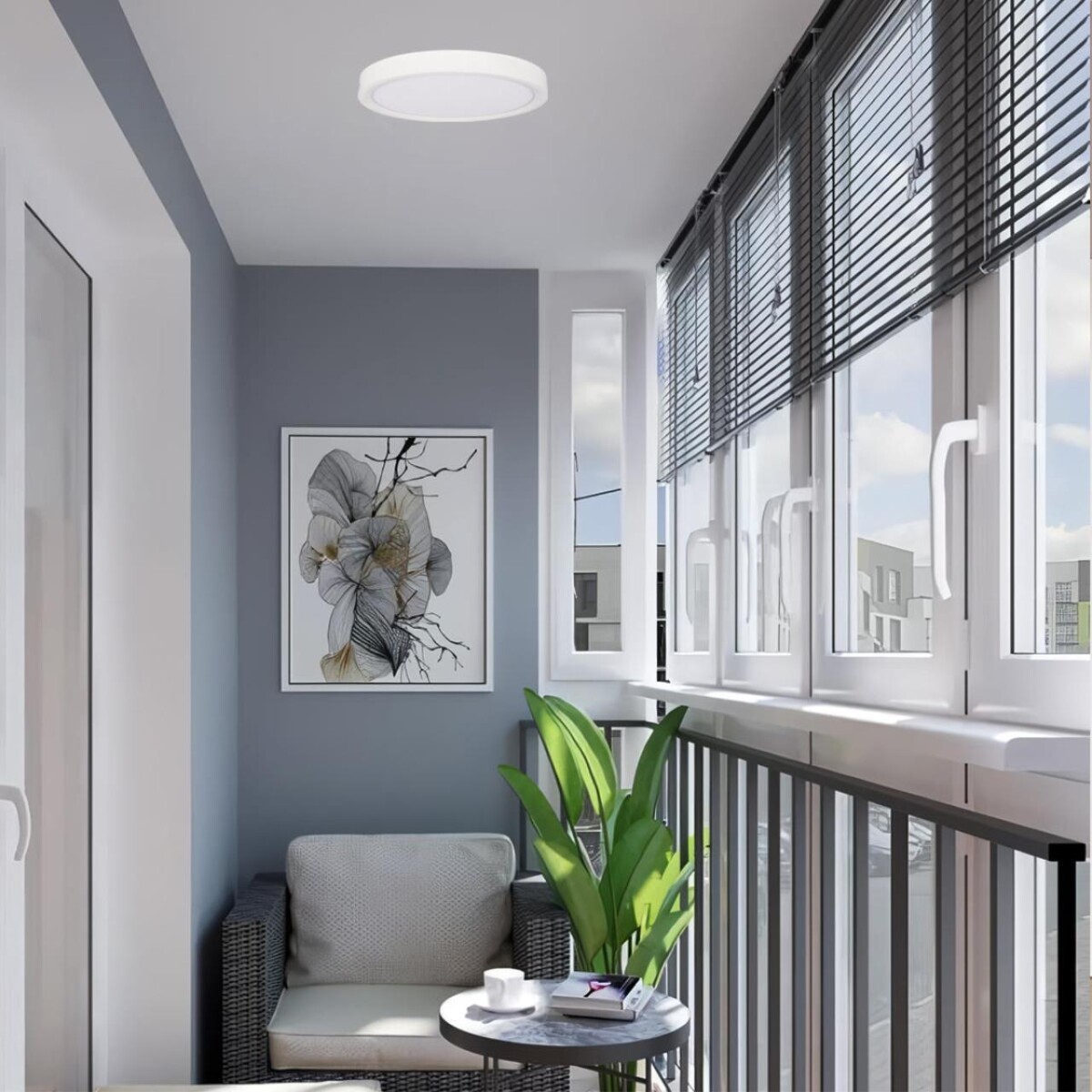 в наличии 10227/24 White Потолочный светильник LOFT IT Extraslim - купить в интернет-магазине Светильники Торг