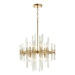 4988/8 HALL ODL22 641 золотой/стекло Люстра E14 8*40W STIKA — изображение 3