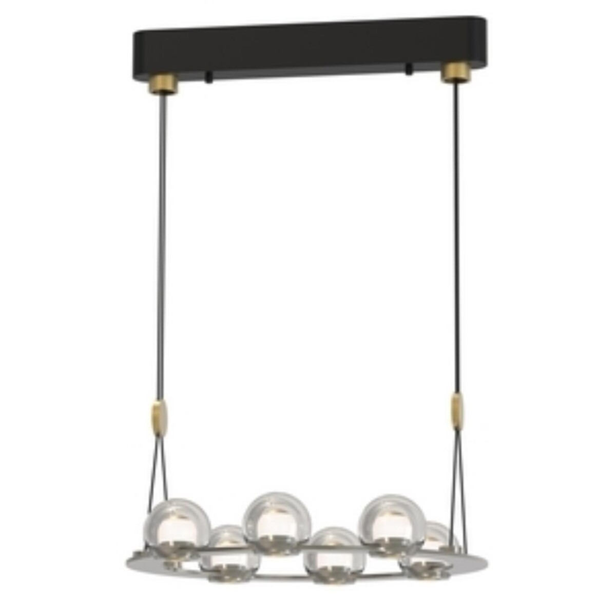 4291-6P, подвесная люстра, D520xH1500/1575, 6xLEDx7.5W, 3600LM, 4000K, included — изображение 1