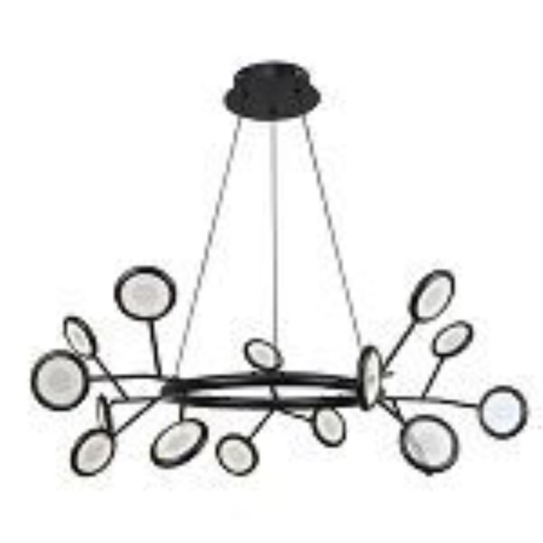 4252-15P, подвесная люстра, D740xH400/1100, 15xLEDx3W, 3825LM, 4000K, included