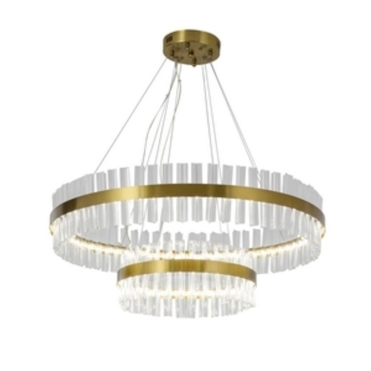 4012-12P, подвесная люстра, D800xH320/1820, LEDx40W + LEDx20W, 4800LM, 3000-6000K, included, remote control — изображение 1