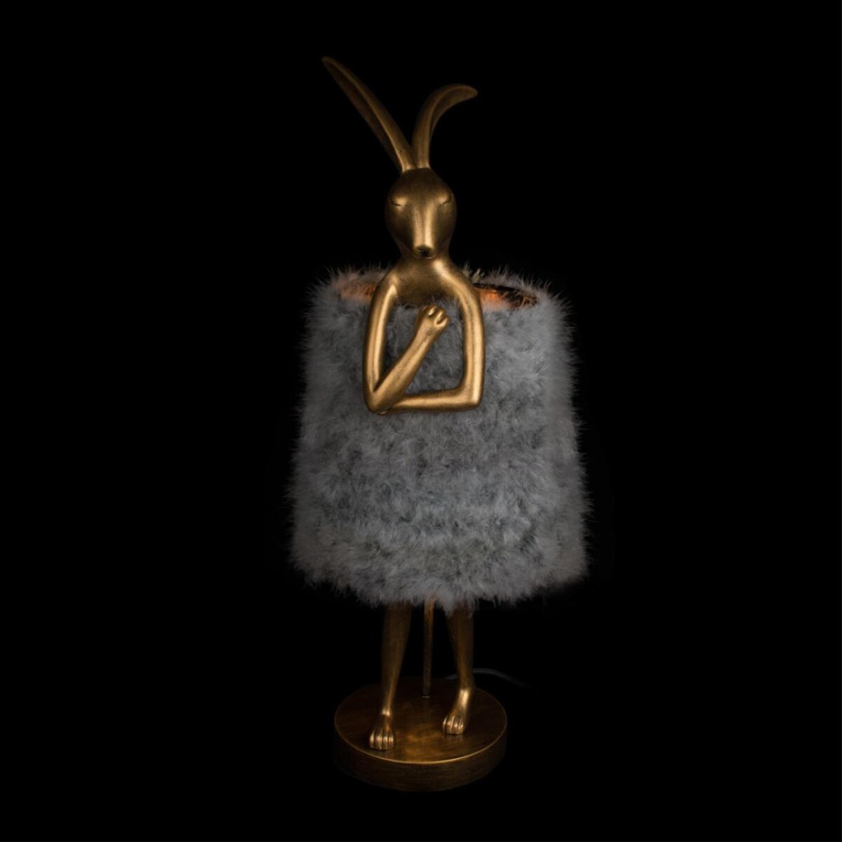 в наличии 10315/B Grey fluff Настольная лампа LOFT IT Lapine - купить в интернет-магазине Светильники Торг