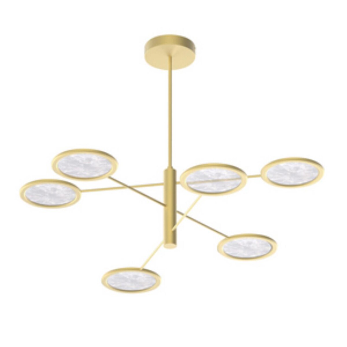 4374-6P, подвесная люстра, D1200xH770, 6xLEDx9W, 3240LM, 4000K, CRI>90, included — изображение 1