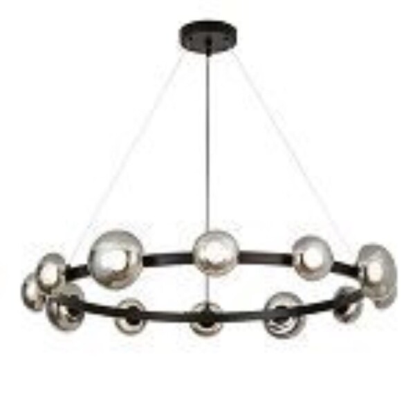 4517-12P, подвесная люстра, D900xH300/1630, 12xLEDx5W, 4800LM, 4000K, included