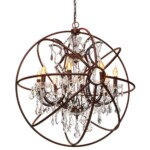 в наличии LOFT1897/8 Подвесная люстра LOFT IT Foucaults orb crystal - купить в интернет-магазине Светильники Торг