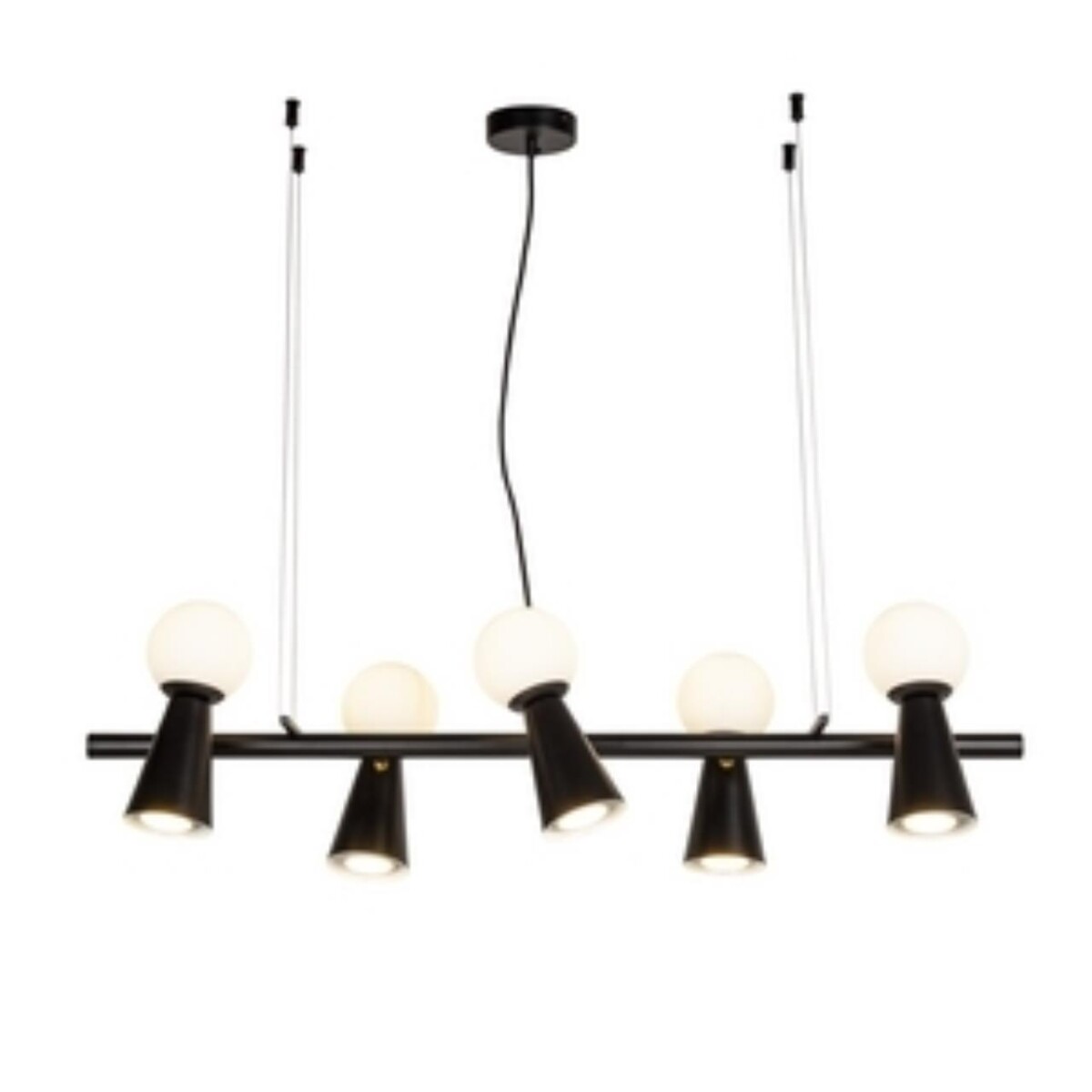 4095-5P, подвесная люстра, L900xW330xH230/1730, 5xG9LEDx3W + 5xGU10x35W, excluded — изображение 1