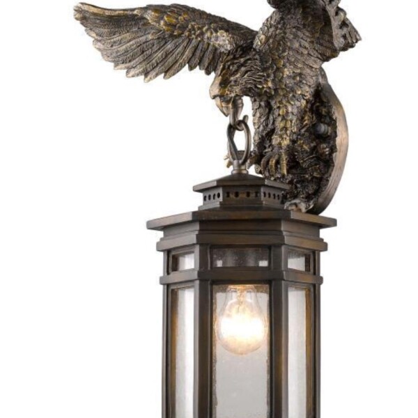 1458-1W, уличный светильник, D220xW430xH520, 1xE27x60W, IP44, excluded