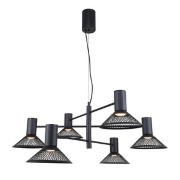 4623-6P, подвесная люстра, D770xH500/1400, 6xLEDx6W, 3960LM, 3000K, included