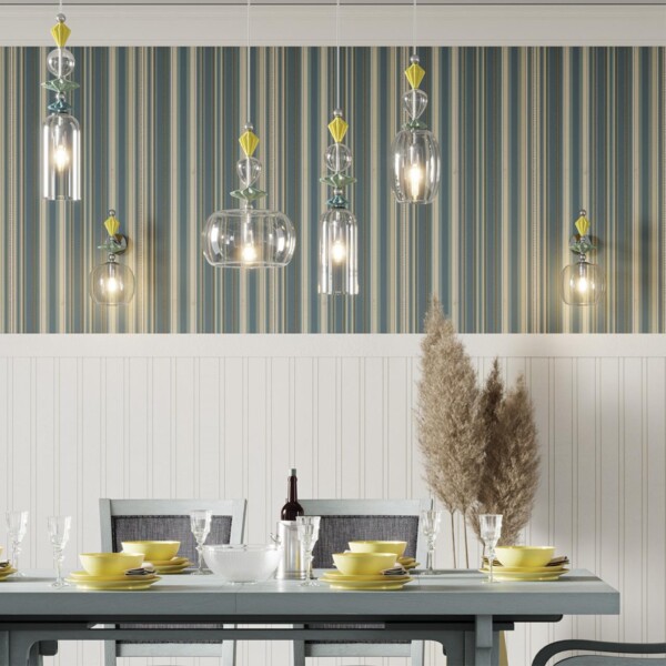 4893/1WB CLASSIC ODL_EX22 139 хром/раноцветн./керамика/стекло Бра E14 1*40W 4893/1WB BIZET