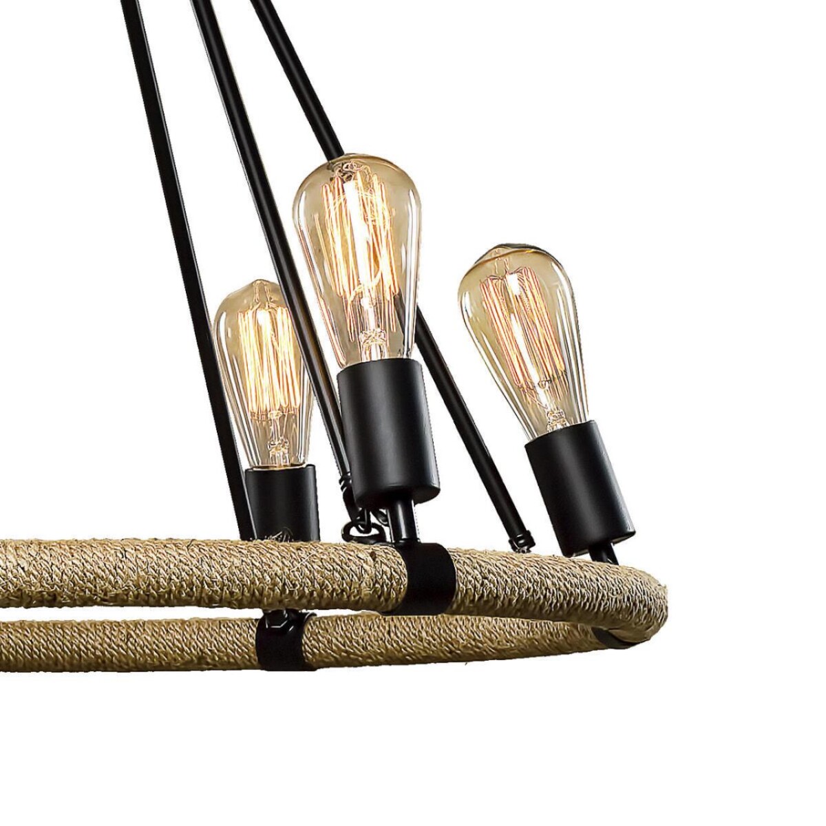 в наличии LOFT1861/6 Подвесная люстра LOFT IT Rope filament - купить в интернет-магазине Светильники Торг