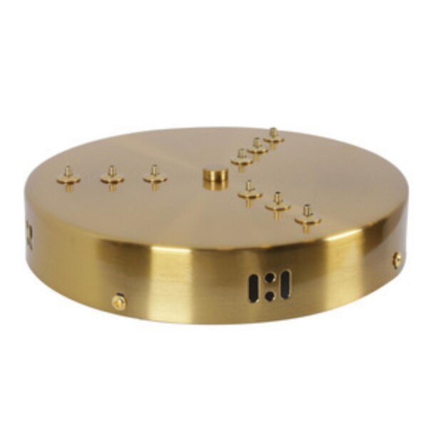 4591-220-9BR, потолочная чаша, D220xH40, цвет латунь