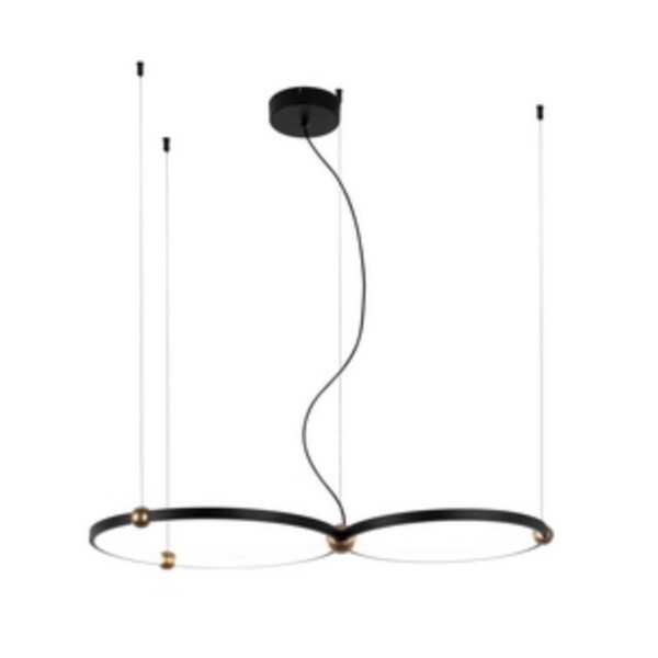 4569-2P, подвесная люстра, L920xW500xH1600, LEDx40W, 2600LM, 4000K, included