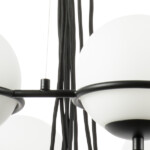 803287 Люстра GLOBO 8х40W E14 ЧЕРНЫЙ МАТОВЫЙ/БЕЛЫЙ — изображение 3