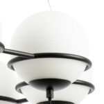 803287 Люстра GLOBO 8х40W E14 ЧЕРНЫЙ МАТОВЫЙ/БЕЛЫЙ — изображение 4