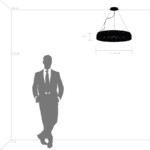 812236 Люстра NIBBLER 23х6W(Led) G9 ЧЕРНЫЙ/БЕЛЫЙ — изображение 2