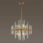 4988/8 HALL ODL22 641 золотой/стекло Люстра E14 8*40W STIKA — изображение 4