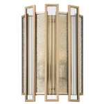 712622 Бра AGAVE 2х40W E14 ШАМПАНЬ/ПРОЗРАЧНЫЙ