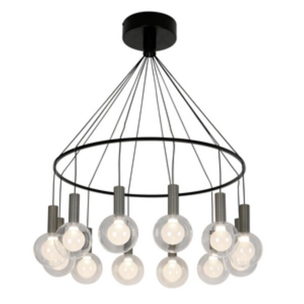 4378-12P, подвесная люстра, D650xH760, 12xLEDx3.5W, 2795LM, 4000K, CRI>90, included