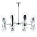 в наличии 817164 Люстра STRATO 16х40W E14 ХРОМ - купить в интернет-магазине Светильники Торг