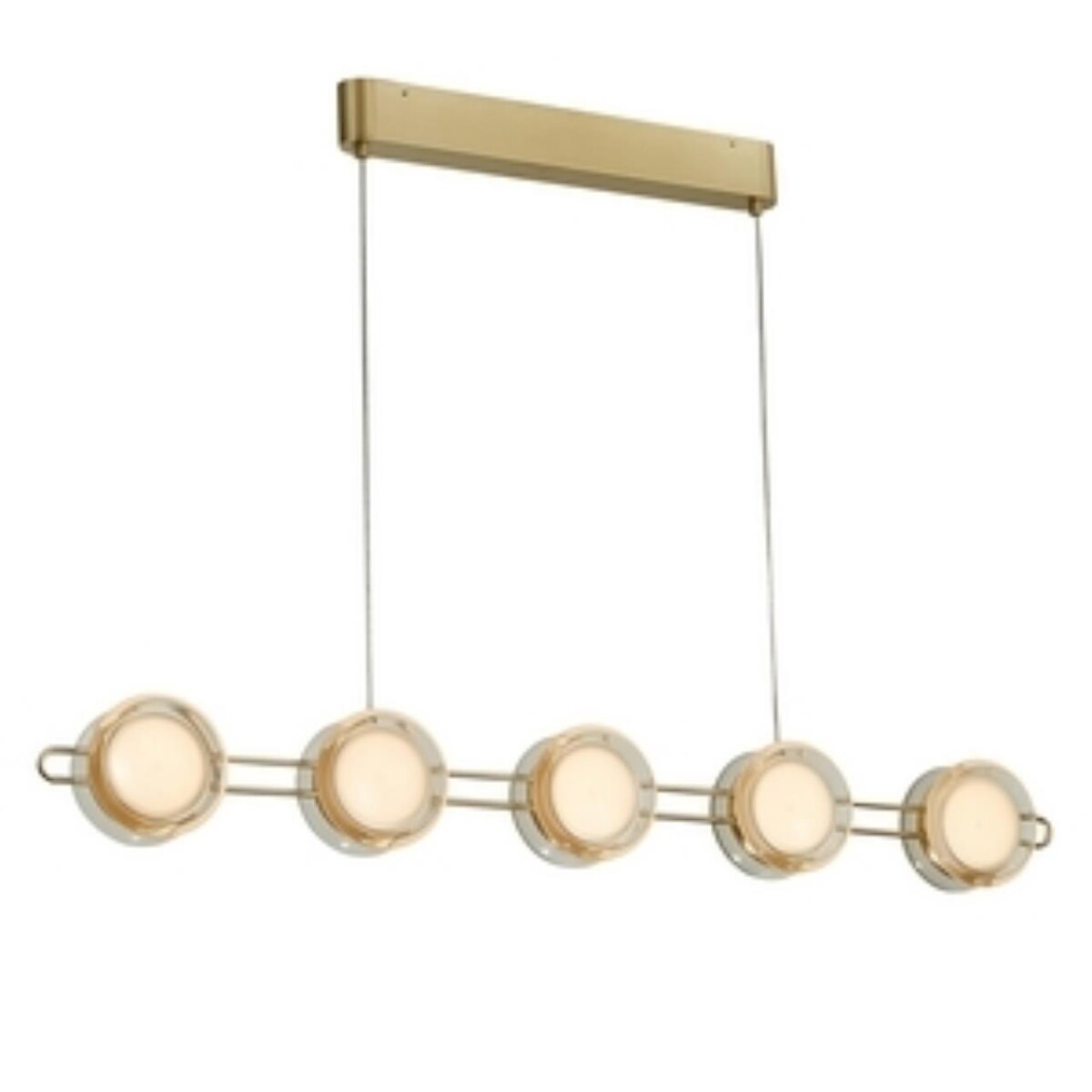 f4fc436bbd68530727b186e51f4bfeb7 4334-10P, подвесная люстра, L950xW64xH175/1800, 10xLEDx4W, 3200LM, 4000K, included — изображение 1