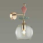 4855/1WB CLASSIC ODL_EX21 137 золото/разноцветн./керамика/стекло Бра E14 1*40W BIZET — изображение 5