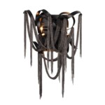 5067/4W HALL ODL24 525 черный матовый/черный хром/металл Бра G9 4*40W CHAINY — изображение 2