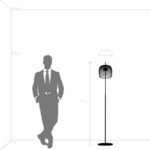 804718 Торшер CUPOLA LED 1х18W 900LM ЗОЛОТО/ДЫМЧАТЫЙ 3000K — изображение 6