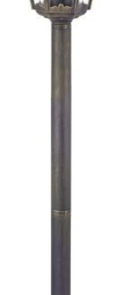 1808-1F, уличный светильник, W190*H1120, 1xE27x100W, IP44, excluded