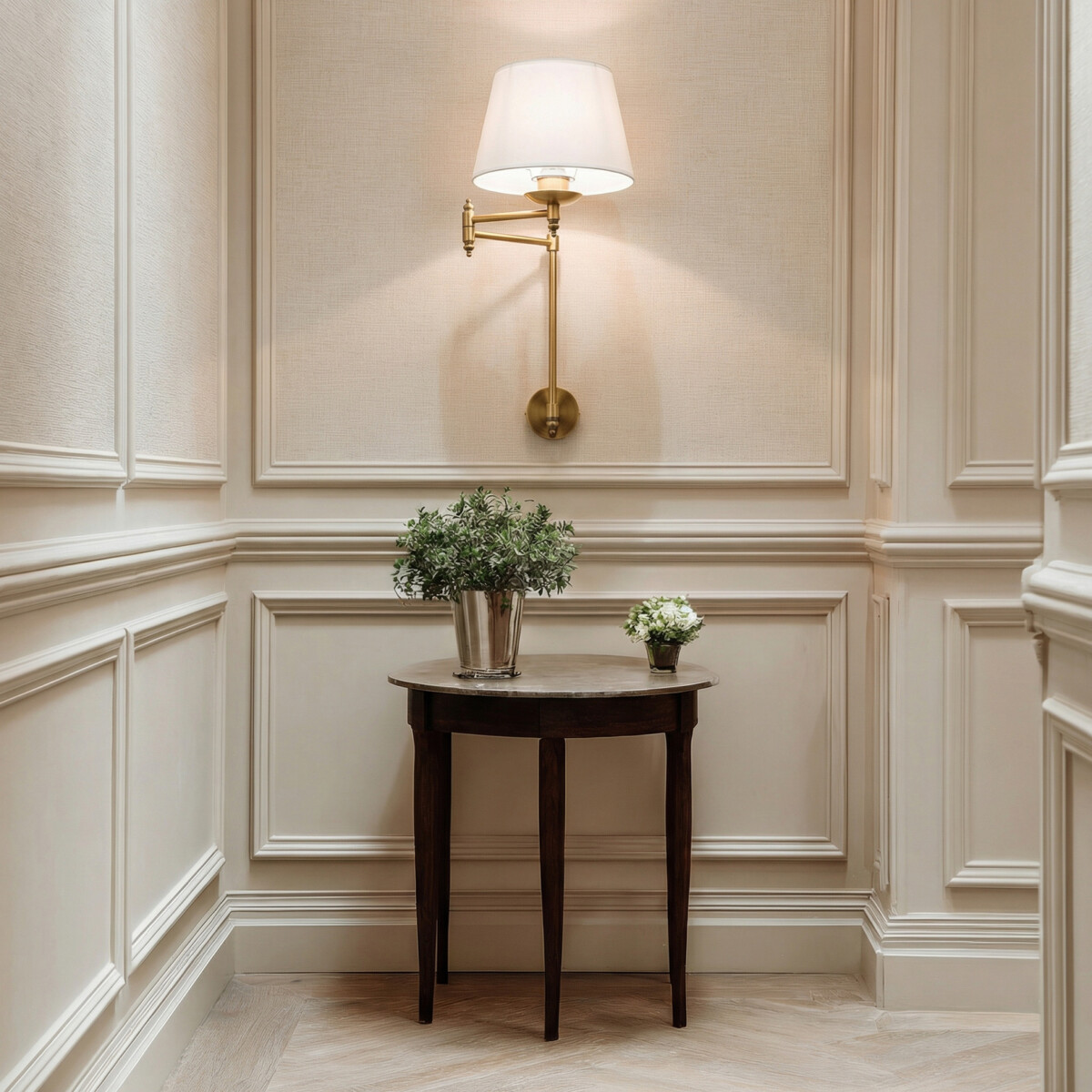 766611 Бра FLOP 1х12W(led) E27 ЛАТУНЬ/БЕЛЫЙ — изображение 2