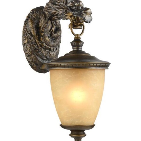 1716-1W, уличный светильник, D320xW230xH560, 1xE27x60W, IP44, excluded