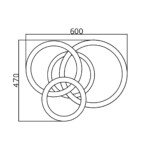 Escada 10231/3 LED*85W White — изображение 7