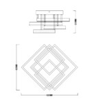 Escada 10229/4 LED*120W White — изображение 7