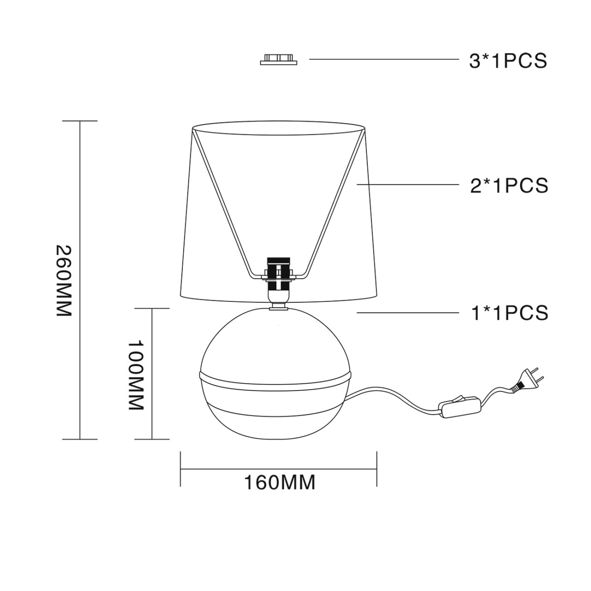 Escada 10169/L E14*40W Brown — изображение 9