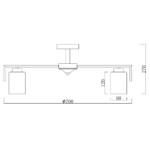 Escada 1142/7P E27*60W Silver — изображение 6