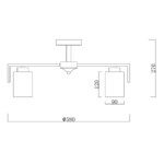 Escada 1142/5P E27*60W Silver — изображение 6