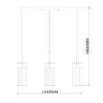 Escada 10191/3S E14*40W Black — изображение 7