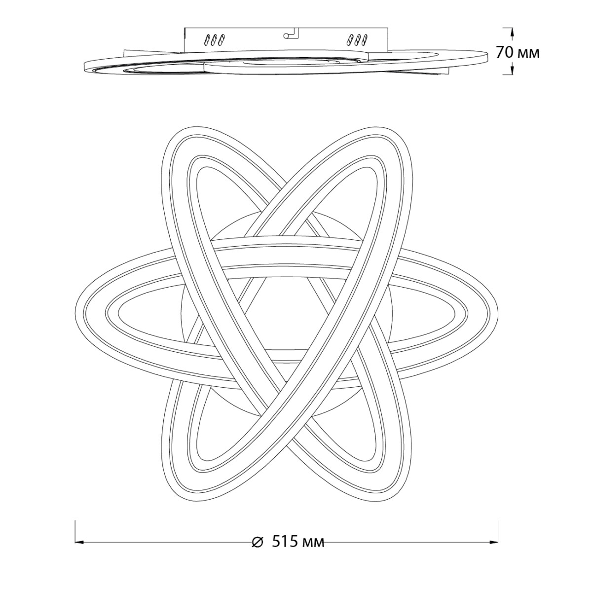 Escada 10245/3 LED*140W White — изображение 7