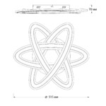 Escada 10245/3 LED*140W White — изображение 7