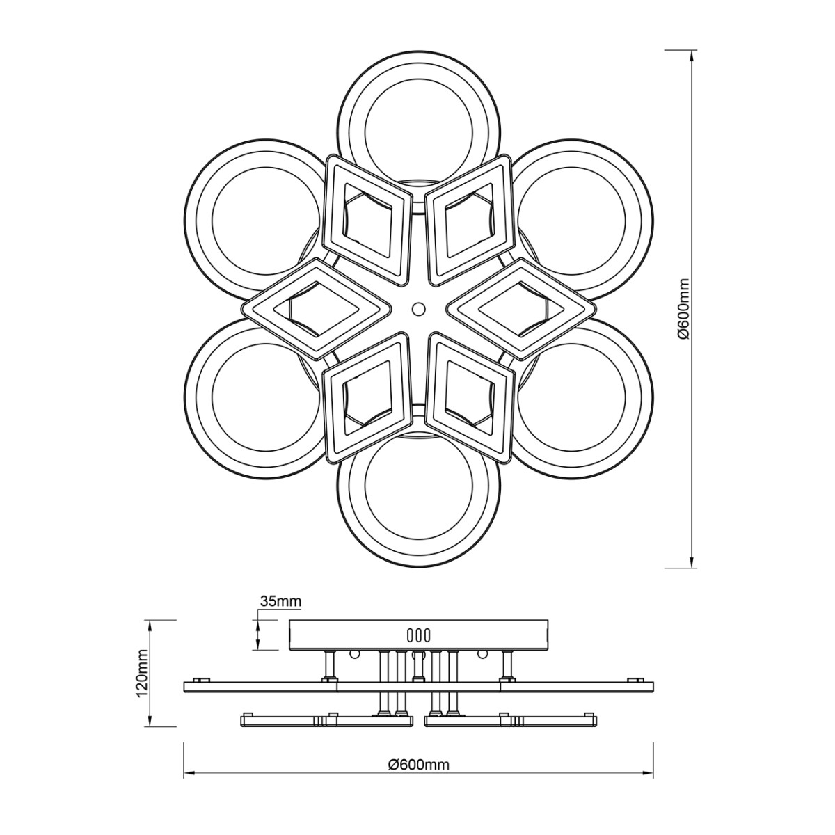 Escada 10248/12 LED*160W White — изображение 7