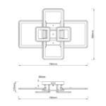 Escada 10286/6 LED*154W White — изображение 7