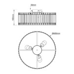 Escada 2116/3 E27*40W Gold — изображение 6