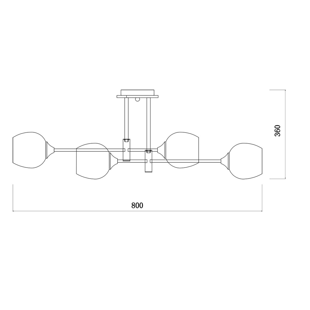 Escada 1138/8P E27*40W Chrome — изображение 6
