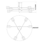 Escada 1140/6P E14*40W Silver/Chrome — изображение 6