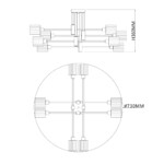 Escada 1140/8P E14*40W Silver/Chrome — изображение 6