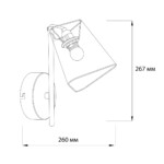 Escada 10185/1A E14*40W Chrome/White — изображение 3