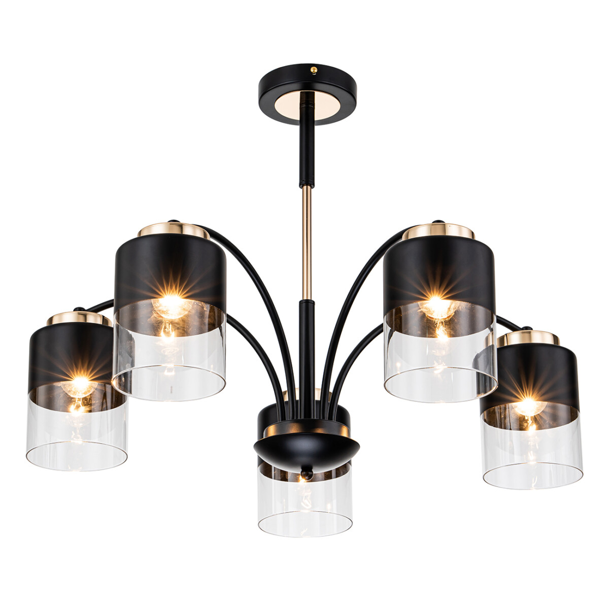 l108430 Escada 2121/5P E27*40W Black/Gold — изображение 1