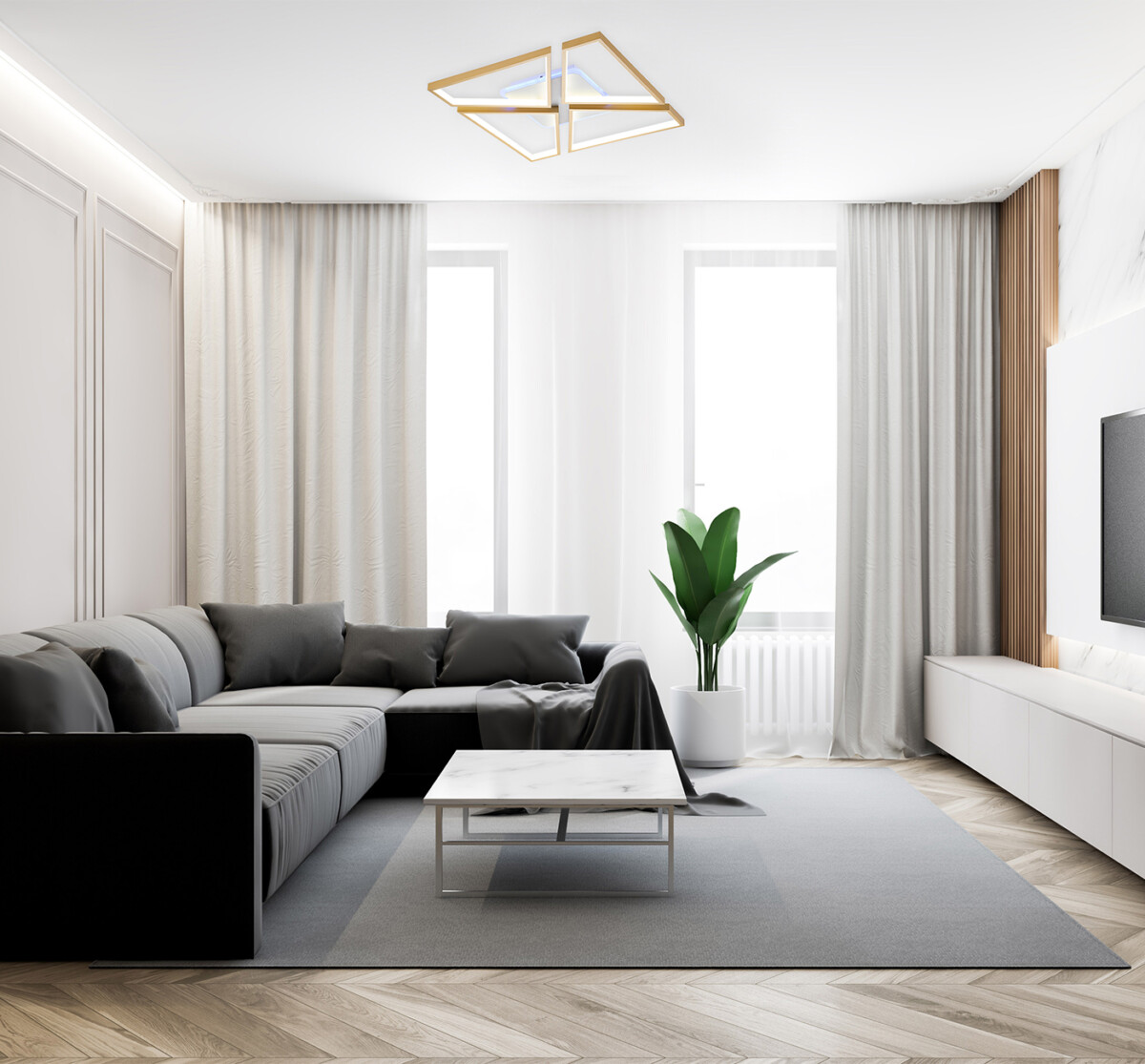 Escada 10245/4 LED*110W Gold — изображение 3