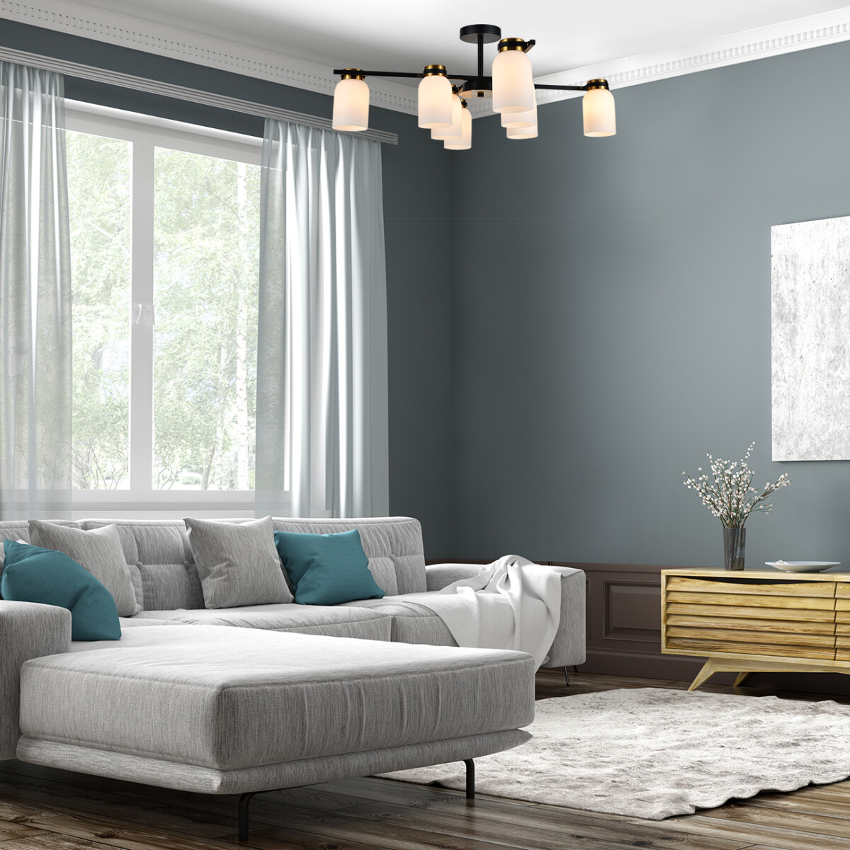 Escada 1151/8P E14*40W Black/Brass — изображение 5