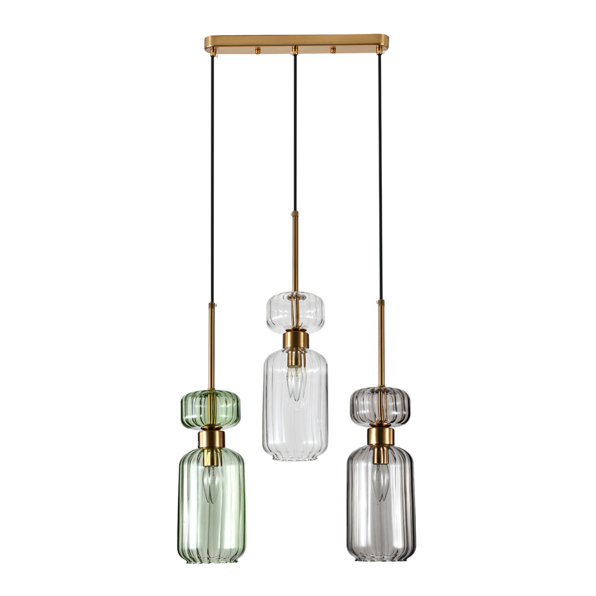 в наличии Escada 1141/3S E14*60W Clear/Green/Smoke - купить в интернет-магазине Светильники Торг