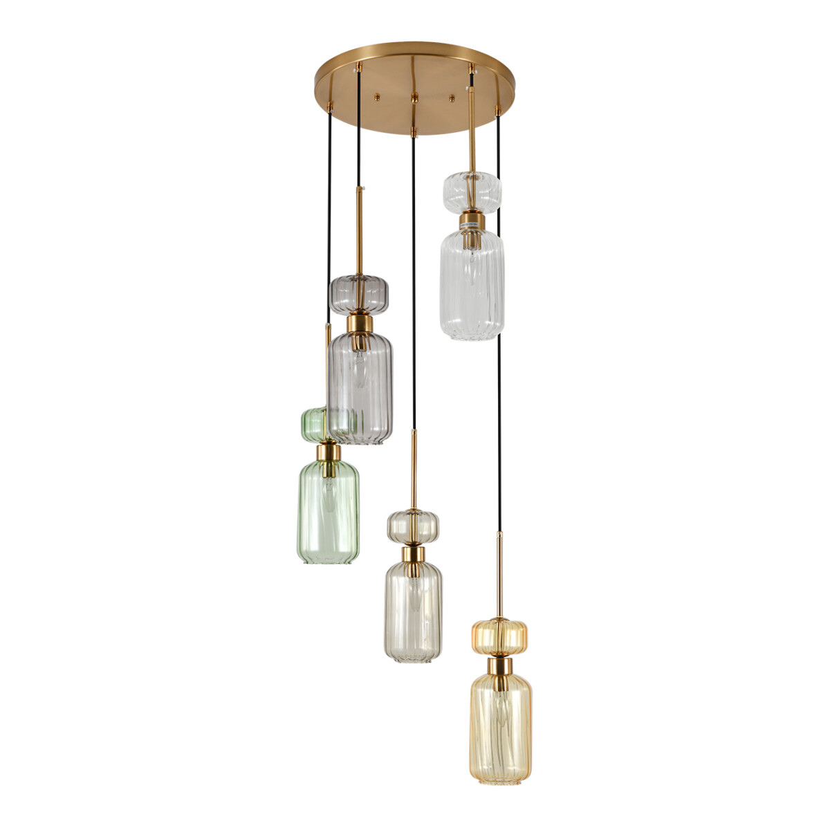 Escada 1141/5S E14*60W Clear/Beige/Green/Smoke/Amber — изображение 2